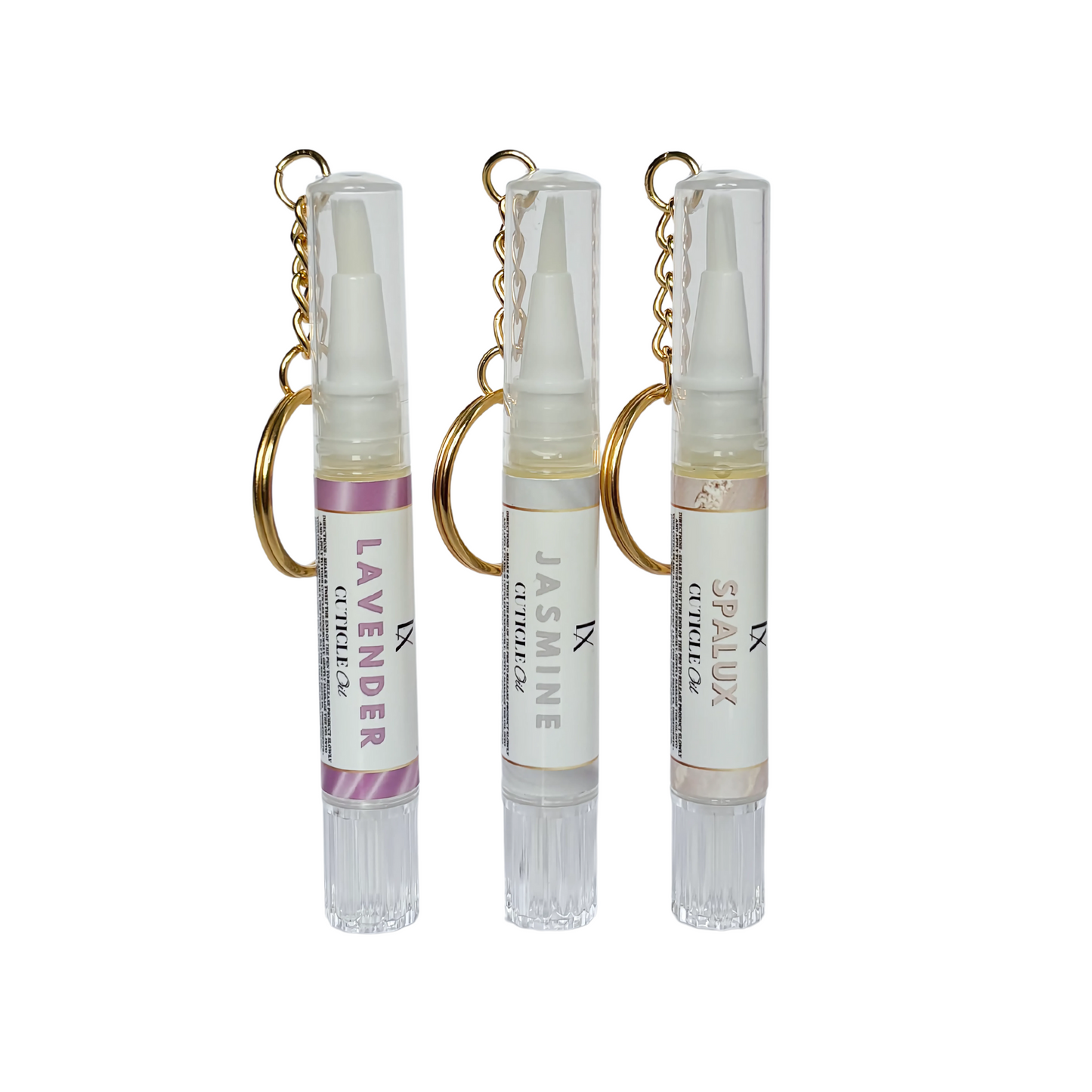 FLORAL CUTICLE OIL KEYRING