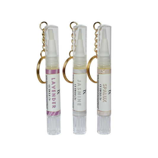 FLORAL CUTICLE OIL KEYRING