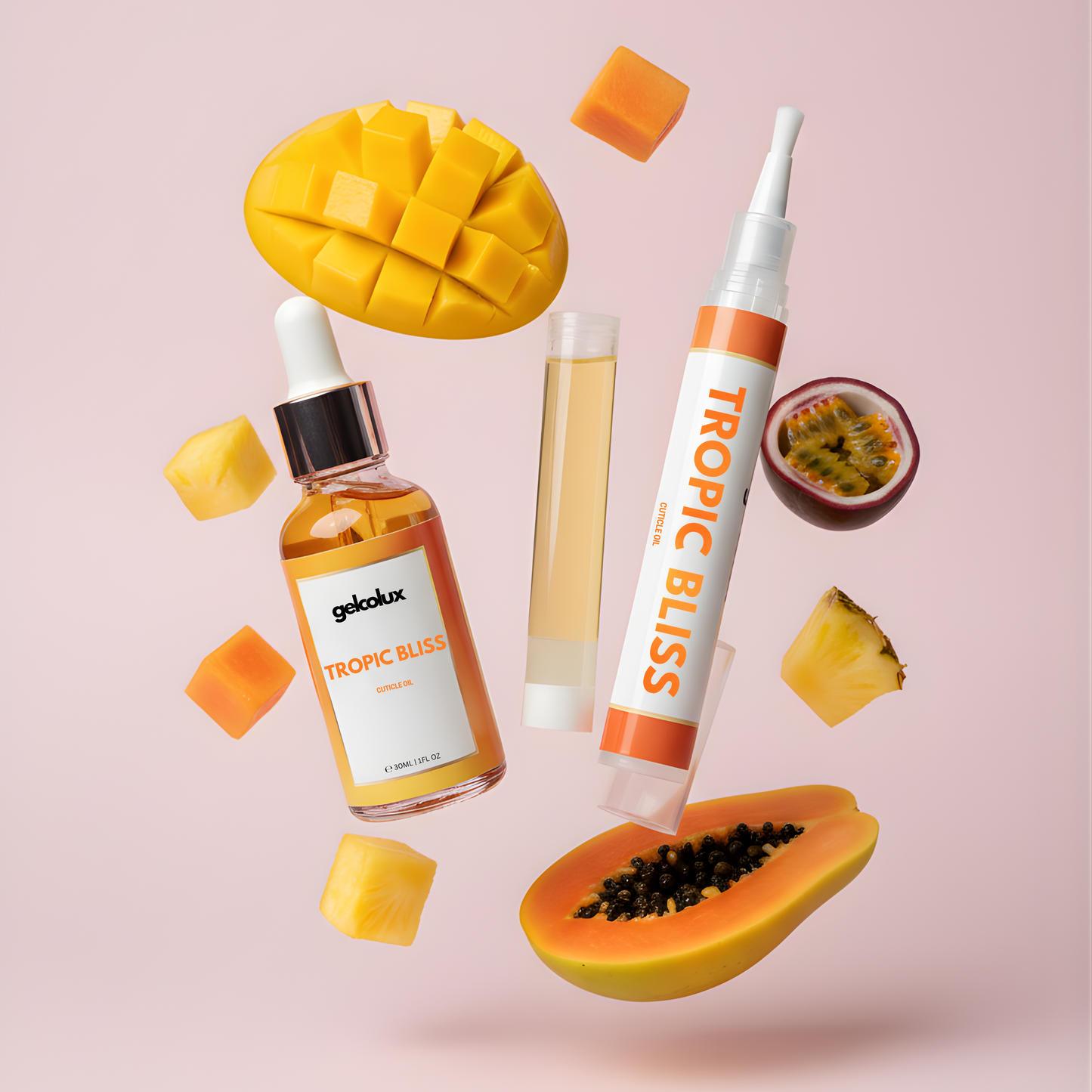 REFILLABLE CUTICLE OIL & DROPPER SUMMER BUNDLE