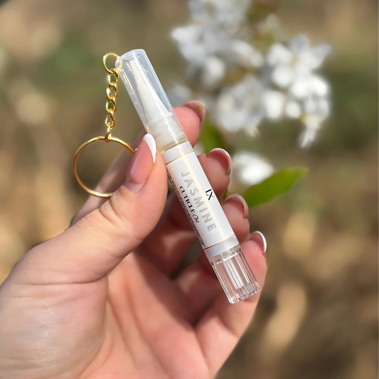 FLORAL CUTICLE OIL KEYRING